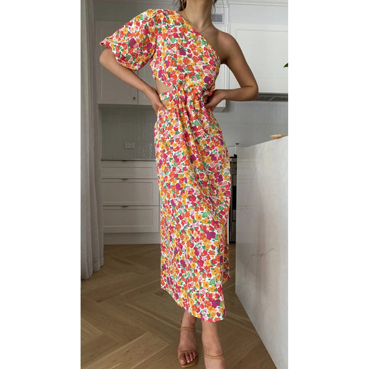 New Spring Summer Sexy Off-Shoulder Dress from Europe and America