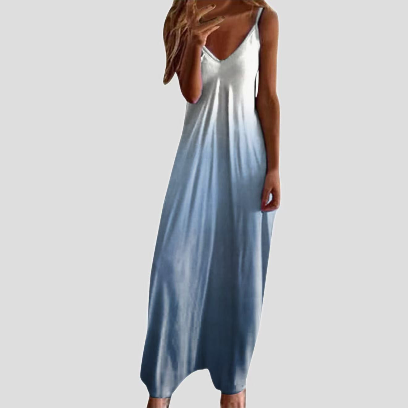 Women'S Fashionable Slim-Fit Strap Plus-Size Dress