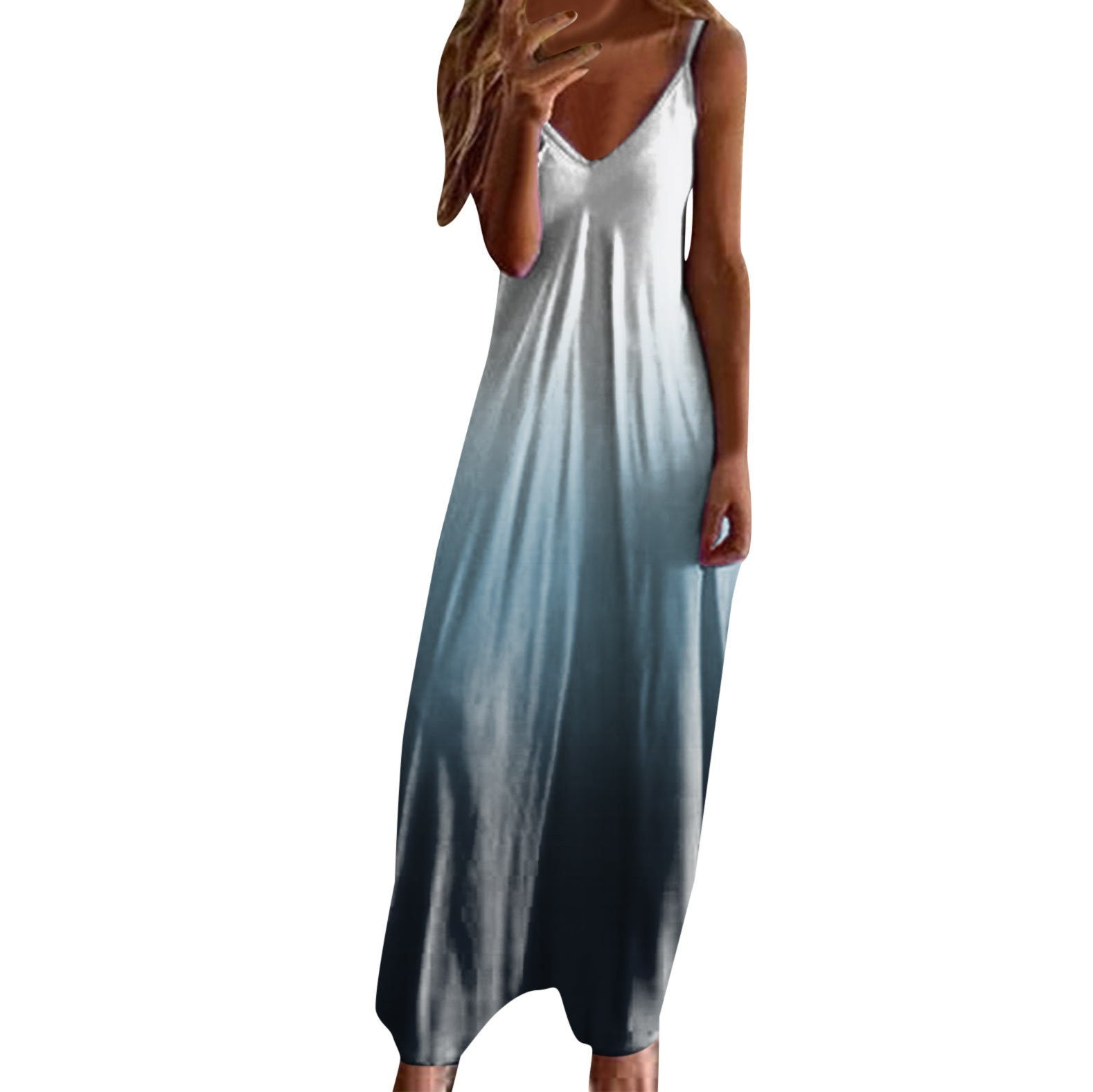 Women'S Fashionable Slim-Fit Strap Plus-Size Dress